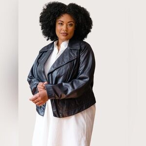 Maha Black Leather Jacket from Able Clothing.